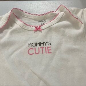Carter's White Baby Onesie